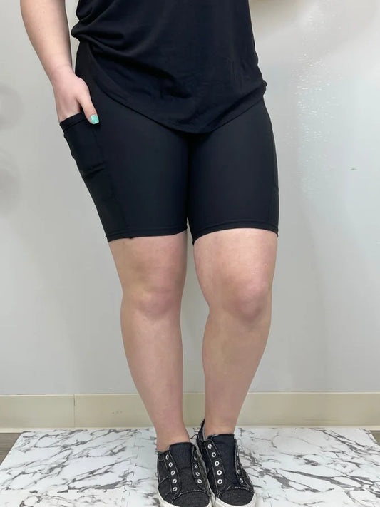 Black Biker Shorts